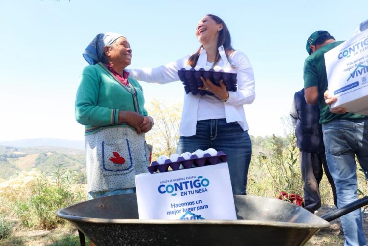 En San Joaquín, el apoyo llega en caja cerrada y manos abiertas
