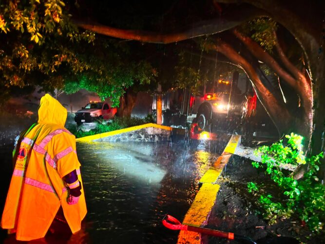 Cuando la lluvia cambia el mapa de la ciudad