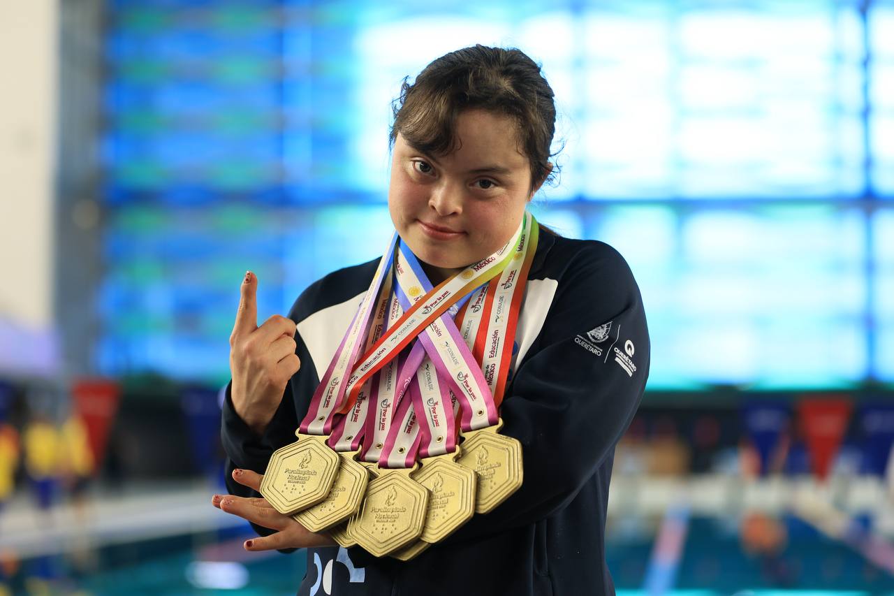 ¡130 medallas para Querétaro! Paranadadores brillan en la Paralimpiada Nacional 2026